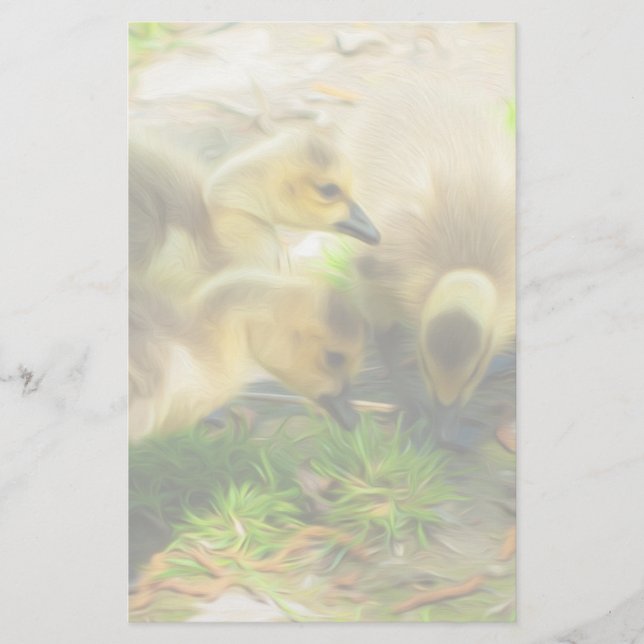Lámina Cute Gosling (Anverso)
