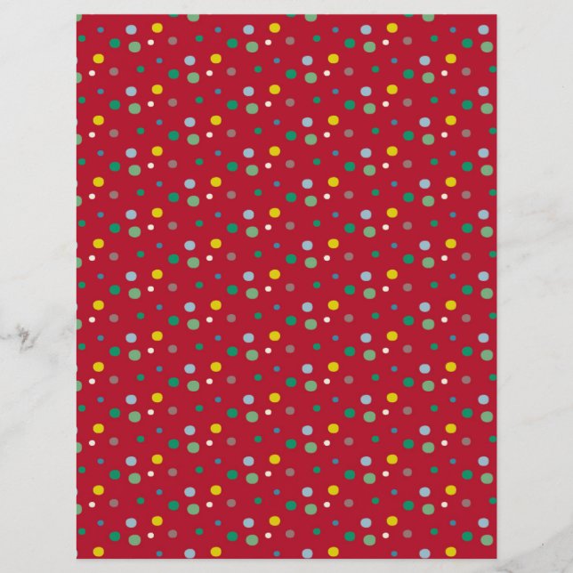 Lámina Cute Hoot Holidays Scrapbook Paper (Anverso)