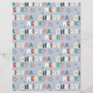 Lámina Cute Jolly Navidades Papel de cuaderno
