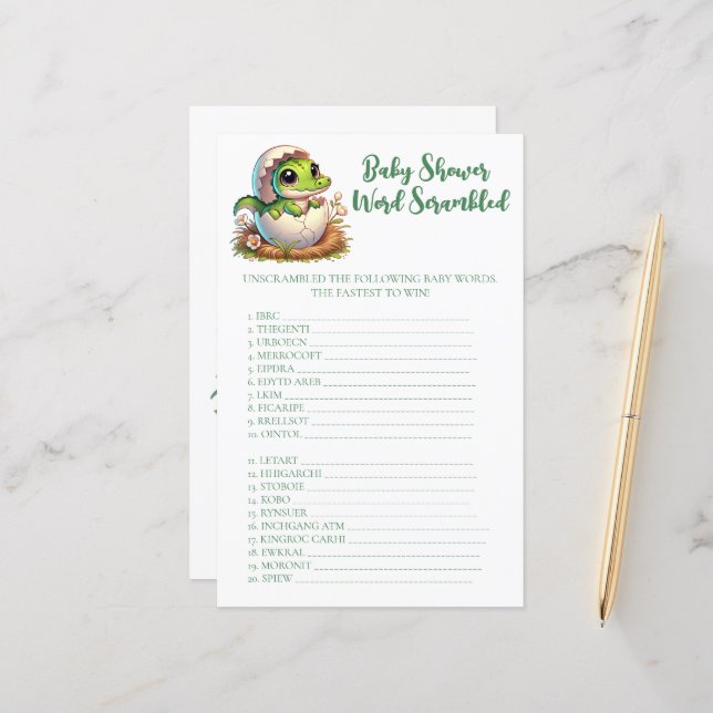 Lámina Cute Kawaii Alligator Hatear Juego de Palabras Raz (Anverso/Reverso In Situ)