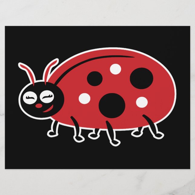 Lámina Cute Ladybug (Anverso)