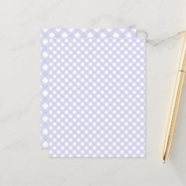 Lámina Cute Lavender Gingham Pattern Scrapbook Paper