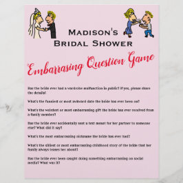 Lámina Cute Pareja ✨ juego divertido de ducha de novia