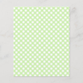 Lámina Cute Pastel Green Gingham Pattern Scrapbook