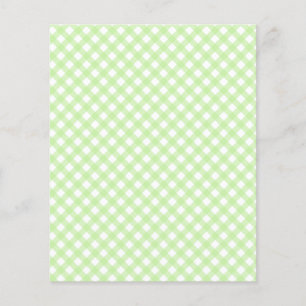 Lámina Cute Pastel Green Gingham Pattern Scrapbook