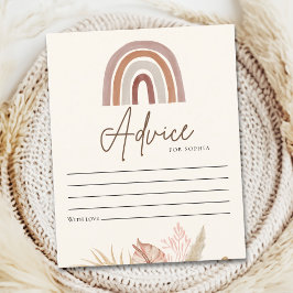 Lámina Cute Rainbow Boho Baby Shower