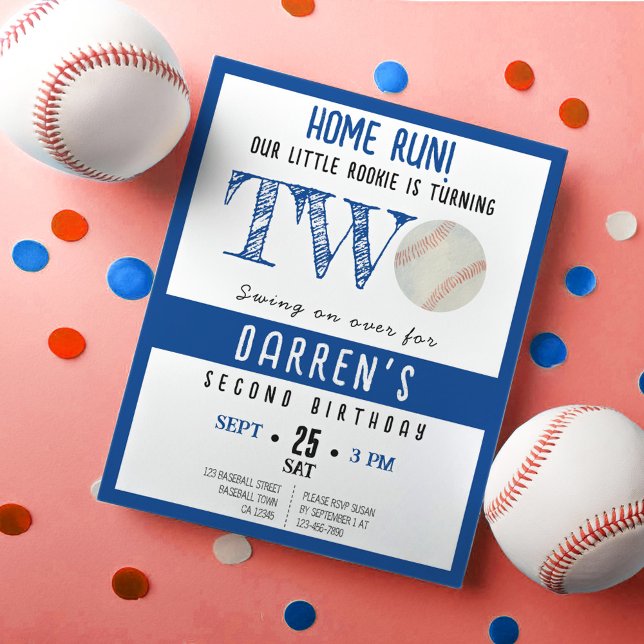 Lámina Cute Rookie Baseball Budget Boy 2º cumpleaños (Subido por el creador)