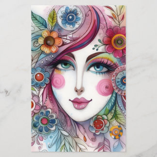 Lámina Cute Whimsical Scrapbook Paper For Paper Crafts