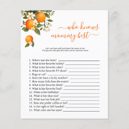 Lámina Cutie que conoce a mamá mejor juego de ducha bebé