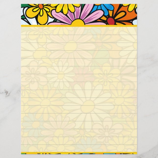 Lámina Daisies Funky (Anverso)