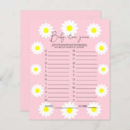 Lámina Daisies - Juego de artículos para bebés. Juego Bab