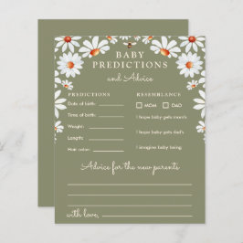 Lámina Daisy Baby Predictions & Advances