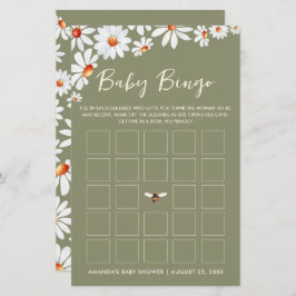 Lámina Daisy & Bumblebee Bebé Bingo