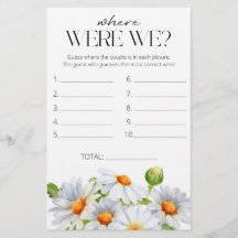 Daisy ¿Dónde estábamos los juegos de ducha de novi