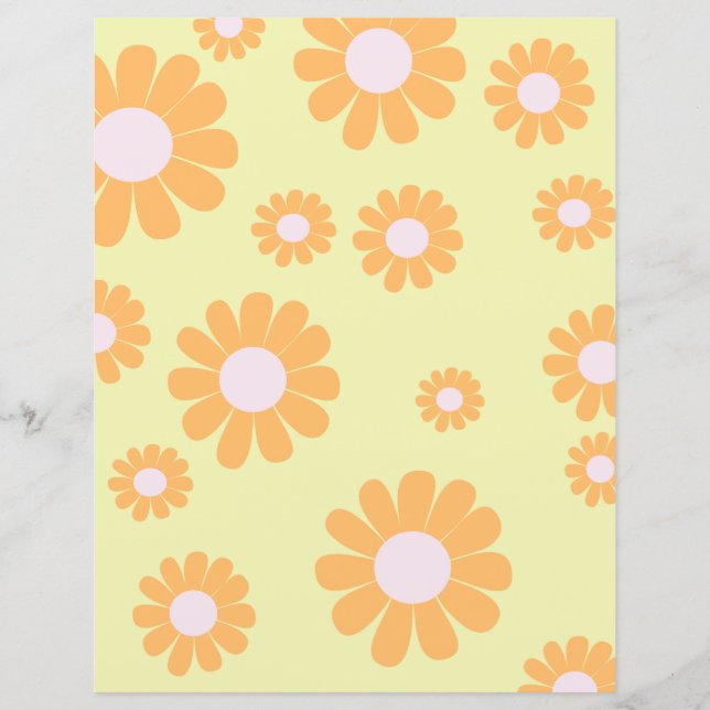 Lámina Daisy Green Naranja (Anverso)