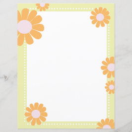 Lámina Daisy Green Naranja