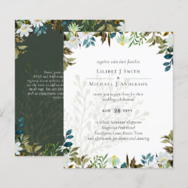 Lámina Daisy Wildflowers Greenery Boda