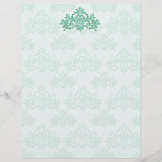 Lámina Damasco Verde azulado Regal