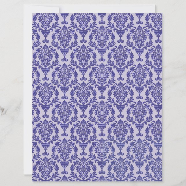 Lámina Damask Pattern Paper for crafting (Anverso)