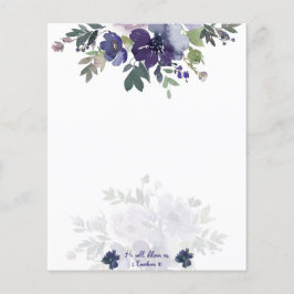 Lámina Danos un fondo floral de acuarela