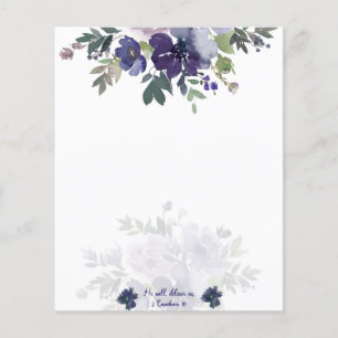 Lámina Danos un fondo floral de acuarela