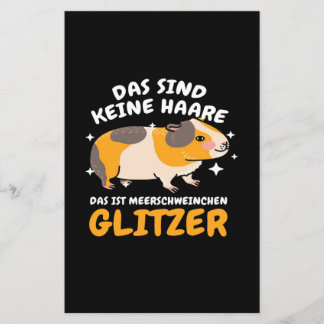 Lámina Das Sind Keine Haare Das Ist Meerschweinchen