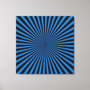 Lámina de arte envuelta con forma de mosaico azul 