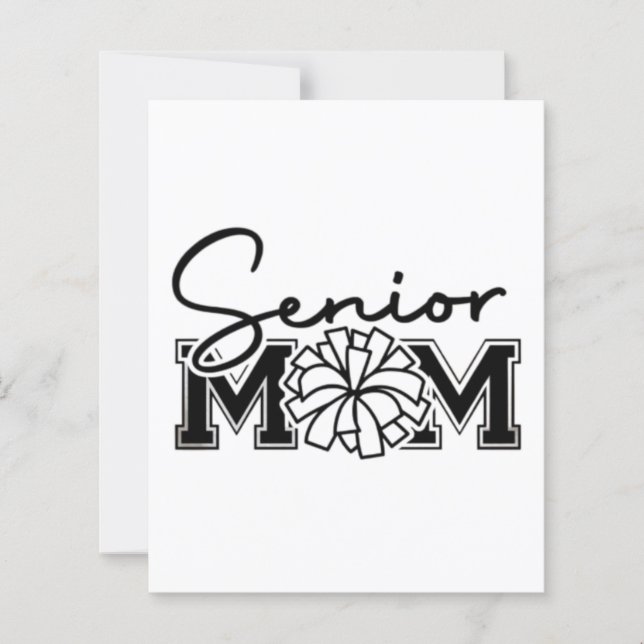 Lámina 🎓 de diseño de Cheer para Madera Senior 📣 (Anverso)