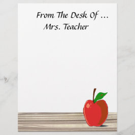 Lámina De La Escritorio De... Estacionería De Apple