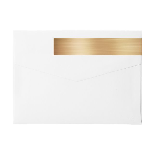 Lámina de oro falso en blanco (Reverso)