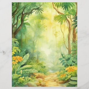 Lámina de papel Bosque Encantado Jungla Mundo de F