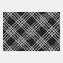 Lámina de papel de envolvimiento diagonal en blanc