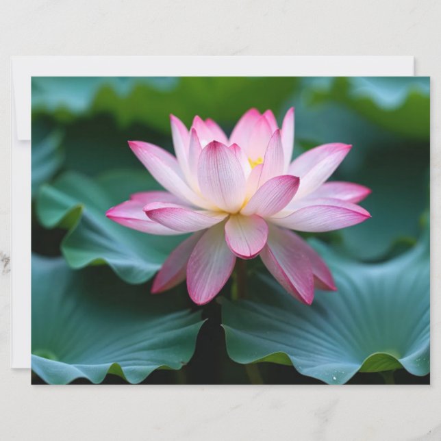 Lámina de papel ,Serenidad Floral (Anverso)