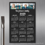 Lámina De Pizarra Blanca Magnética Calendario de vista de año completo con 4 fotos Ma<br><div class="desc">Un aspecto estándar para tu oficina en el hogar o taquilla de la escuela. Un lugar para las fotos cuadradas. Asegúrese de recortar sus fotos en cuadrados antes de cargarlas.</div>