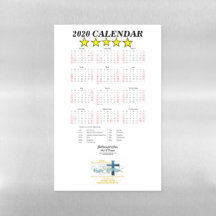 CALENDARIO MAGNET DE LA IGLESIA DEL MINISTERIO DEL