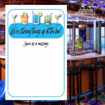 Lámina De Pizarra Blanca Magnética Funny Booze Cruise Ship Decour Personalizado<br><div class="desc">¡Haz que tu puerta de estadios de crucero destaque con este imán hilarante! Diseñado con un tema de bar de cócteles, este divertido adorno de puertas le dará un toque de alegría a cualquier camarote o puerta de camarote. Obtén la decoración perfecta del crucero - compra ahora! Funny chiste de...</div>