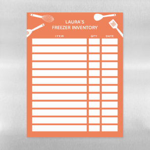 Lámina De Pizarra Blanca Magnética Moda Naranja práctico Inventario de congelador bla