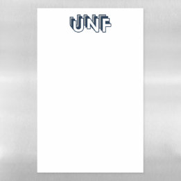 Lámina De Pizarra Blanca Magnética UNF - Universidad del Norte de Florida