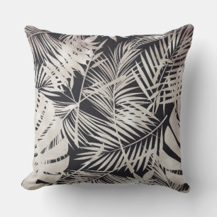 Lámina de plata negra/ almohada reverente de diseñ
