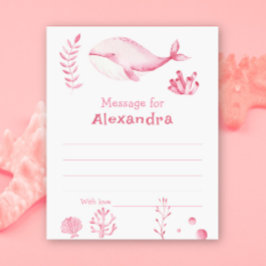 Lámina Debajo del mar Mensaje de la cápsula del cumpleaño