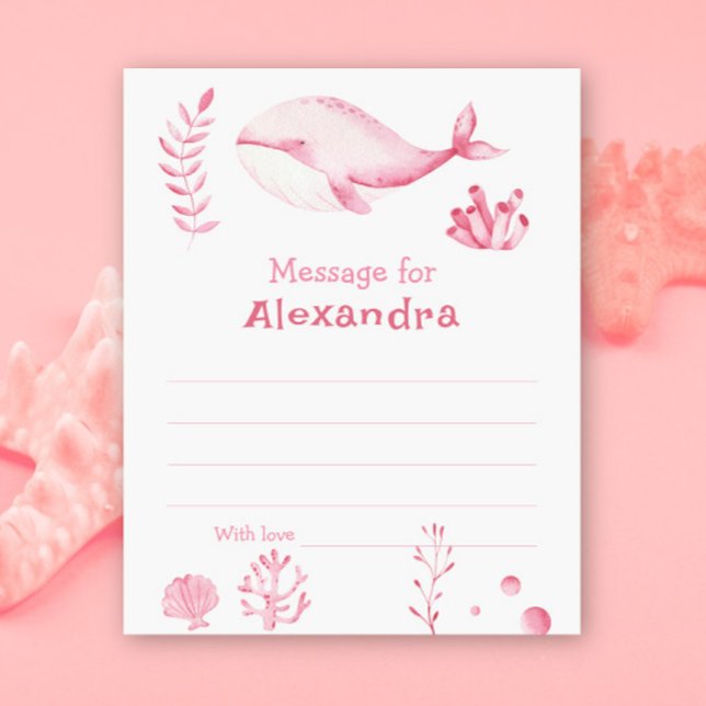 Lámina Debajo del mar Mensaje de la cápsula del cumpleaño (Subido por el creador)
