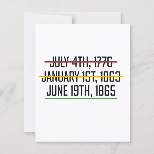Lámina Decimoctavo Día de la Independencia Historia Negra (Anverso)