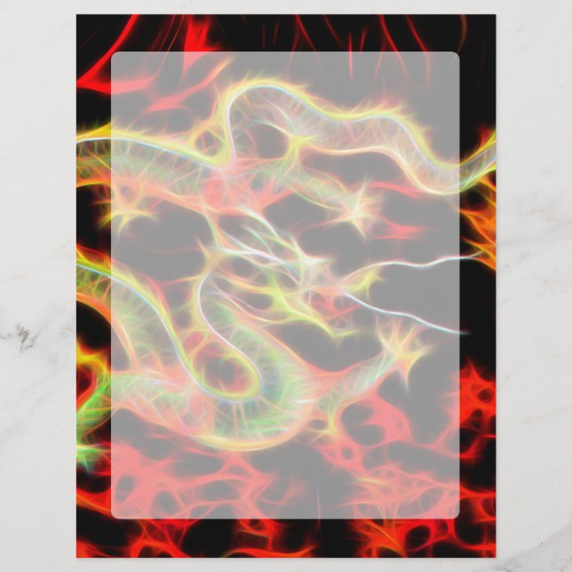 Lámina Decoración de Dragon Fire en Lucky Energy (Anverso)