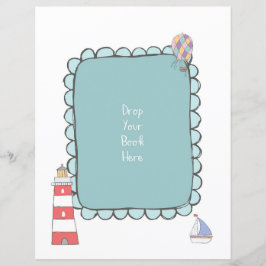 Lámina Deja tu libro Rótulo Adventure Baby Shower