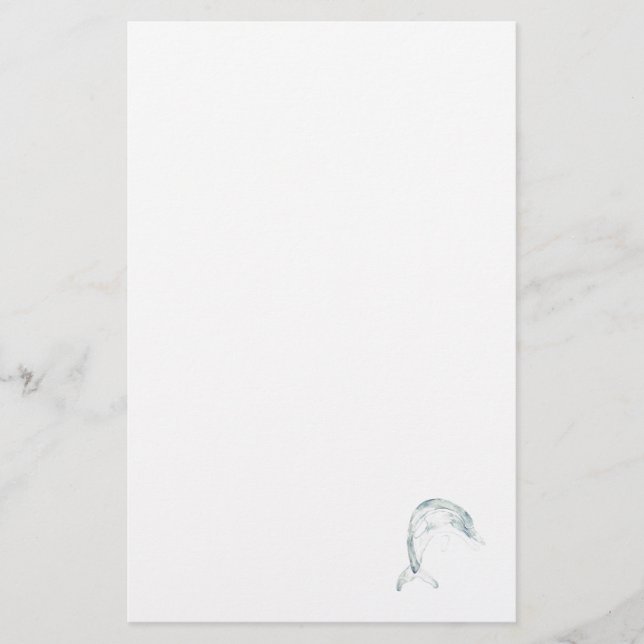 Lámina Delfín azul (Anverso)