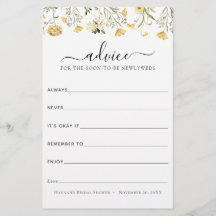 Delicado consejo de flores silvestres amarillas pa