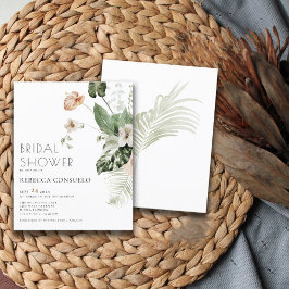 Lámina Delicado presupuesto de la vegetación floral de la