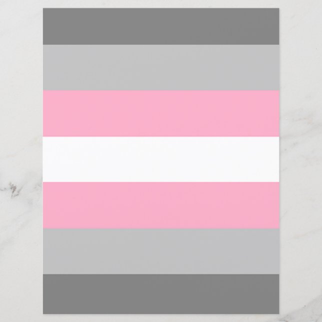 Lámina DemiGirl Flag Papier (Anverso)