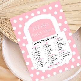 Lámina Depósito de ducha de novia - rosa