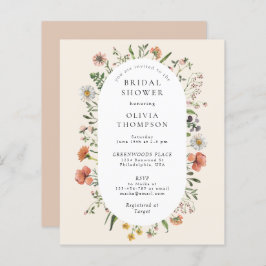 Lámina Depresión de la novia en el arco de flores silvest